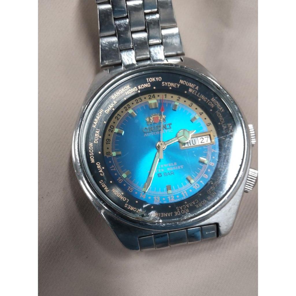 Used ORIENT Orient automatic winding world time