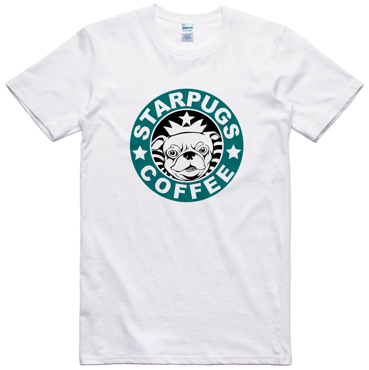 Funny Mens Dog T Shirt Pug Novelty Starpugs Parody Tee S