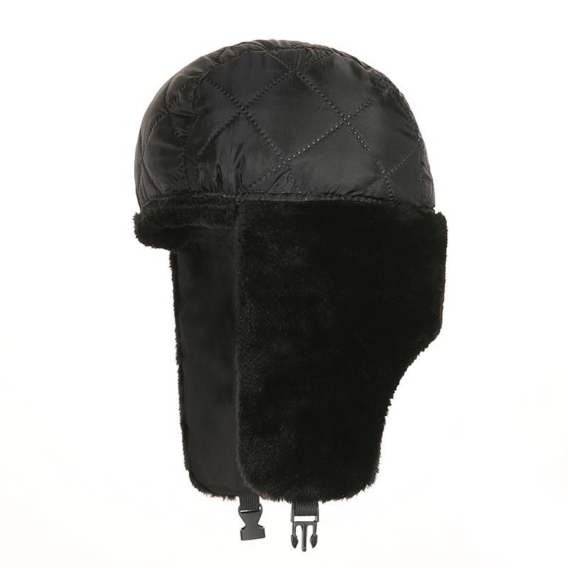 Ear-Flapped Winter Hat Winter Unisex Korean Style Trendy Electric Bike Riding Earflap Northeast Warm Cotton Outdoor Flight Hat