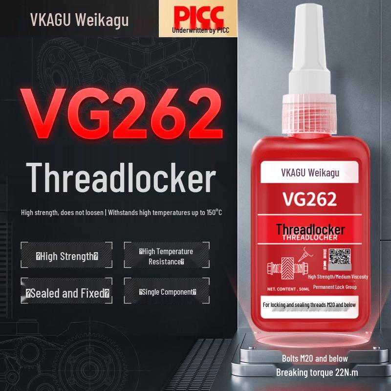 WIKA VG262 High Strength Anaerobic Threadlocker 50ml
