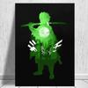 Demon Slayer Poster Cartoon Character Wall Art Canvas Painting and Print Modern Living Children's Room Decoration Paintin