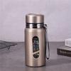 316 Stainless Steel Vacuum Insulated Travel Mug With Tea Strainer Leakproof Lid Carry Rope Office Outdoor Use