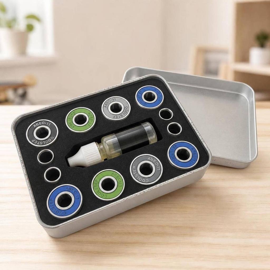 8 Pieces Skateboard Bearings ABEC-11 Bearing High Speed for Skaters