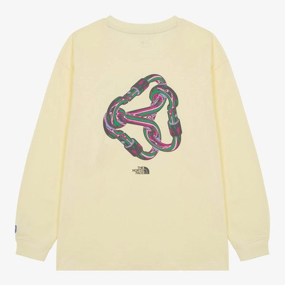 

The NorTh Face Men S Carabiner Long Sleeve T ShirT nT7Tr70c PASTEL YELLOW/090