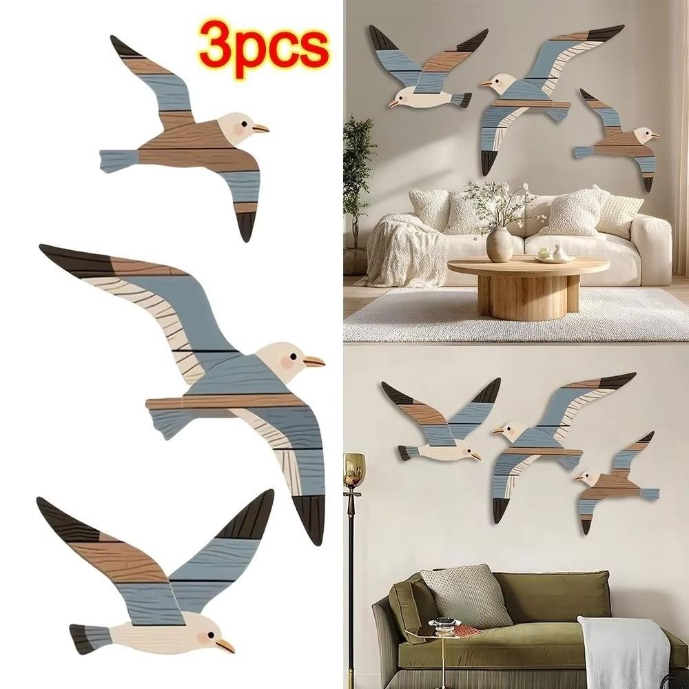 Tvar létajícího racka Nástěnné dekorace racků Ručně vyráběný přívěsek racka Dekorace obývacího pokoje