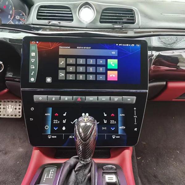 Maserati GT/GS Center Console: 12.3-inch Navigation, 360° Panoramic, Air Conditioning Display