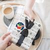 500 Pieces/Roll Gift Box Packing Labels Stickers Paper Christmas Themed Santa Claus Stickers Paper DIY Round Decal
