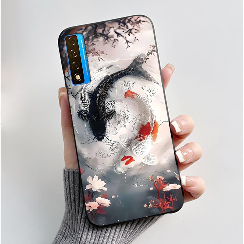 Case For TCL 20S 20L 20L+ 20 Pro 5G Luxury Cute Love Rabbit Funny Black Soft Silicone Phone Case For TCL20 20Pro 5G Back Cover