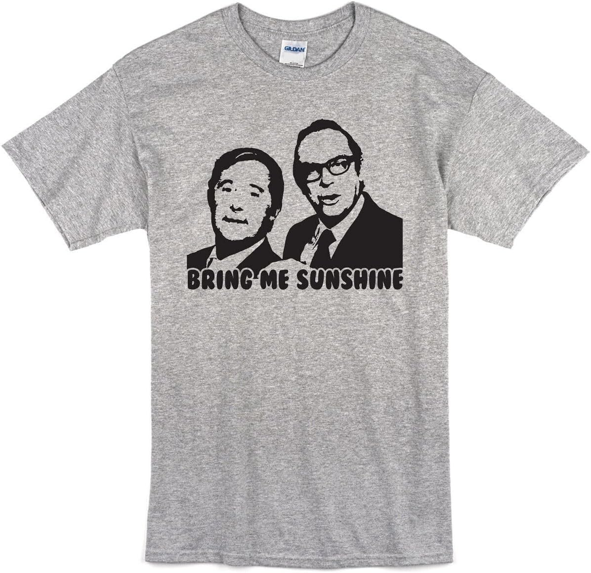 Morecambe & Wise Inspired Men T Shirts - Retro TV 70s British Icons Legends XL серый