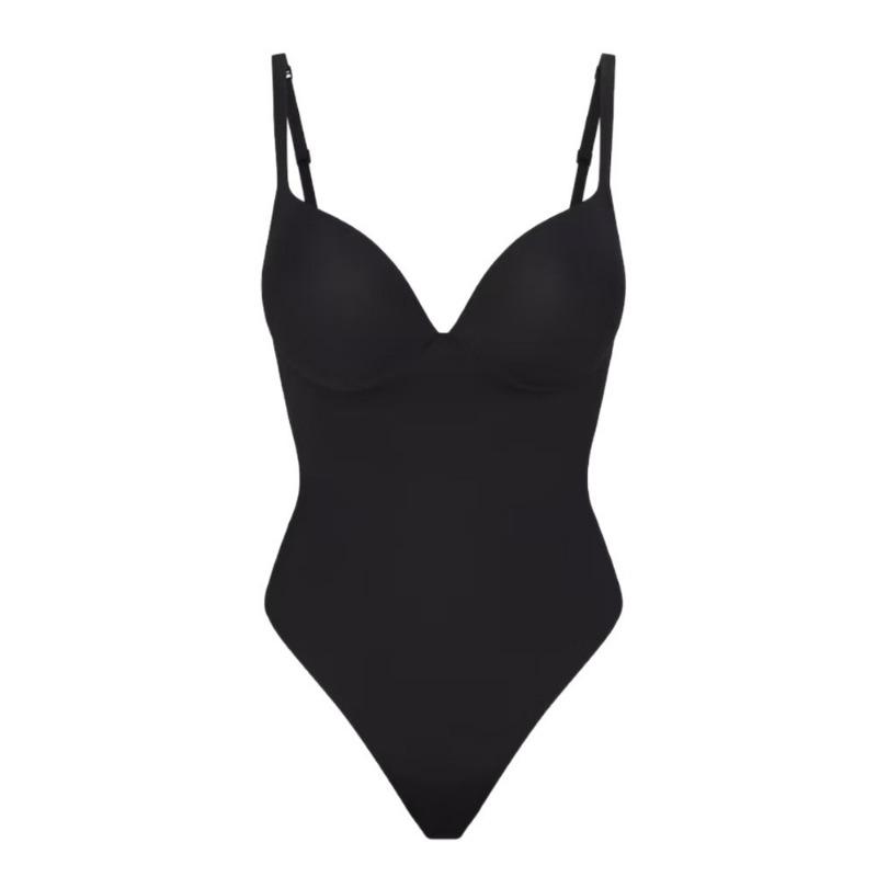 Seamless Full Body Deep V Backless Tummy Control Butt Lift Shapewear Bodysuit