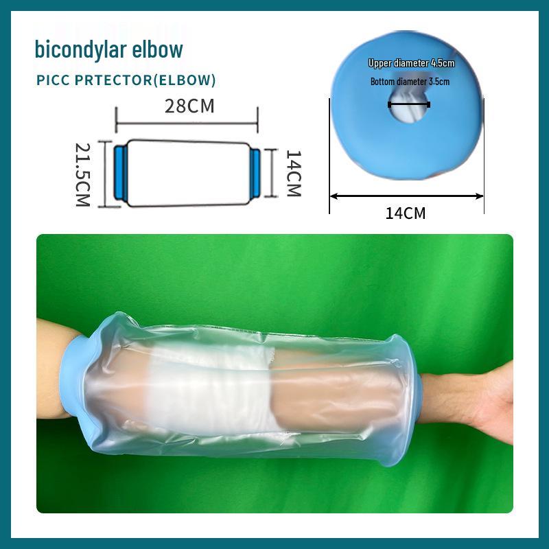 Copricast impermeabile per gamba e piede da 70 cm - Protezione per il bagno post-operatorio