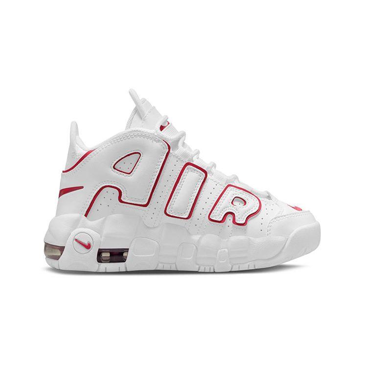 Nike Air More Uptempo PS White Varsity Red 2021 Kids Sneakers DJ5989-100