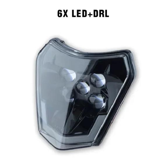 MCHMFG New Style Motorcycle Headlight Headlamp Central Light FOR KTM EXC EXCF SX SXF XC XCF XCW XCFW 125 150 250 300 350 450 530 EXC Headlight