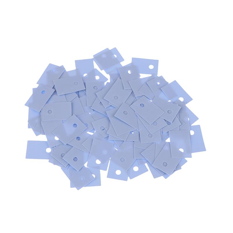 100Pcs To-220 Insulation Pads Heatsink Thermal Pad Soft Silicone Sheet Insulation Cloth