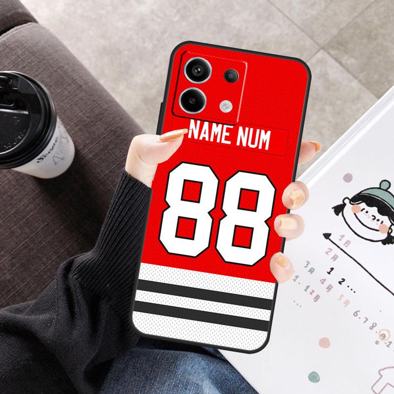 Cover Personalizzata Hockey su Ghiaccio Per Xiaomi Redmi Note 13 9 10 11 12 14 15 Pro Plus Custodia Per Redmi 15 C 12C 13C 14C 10C