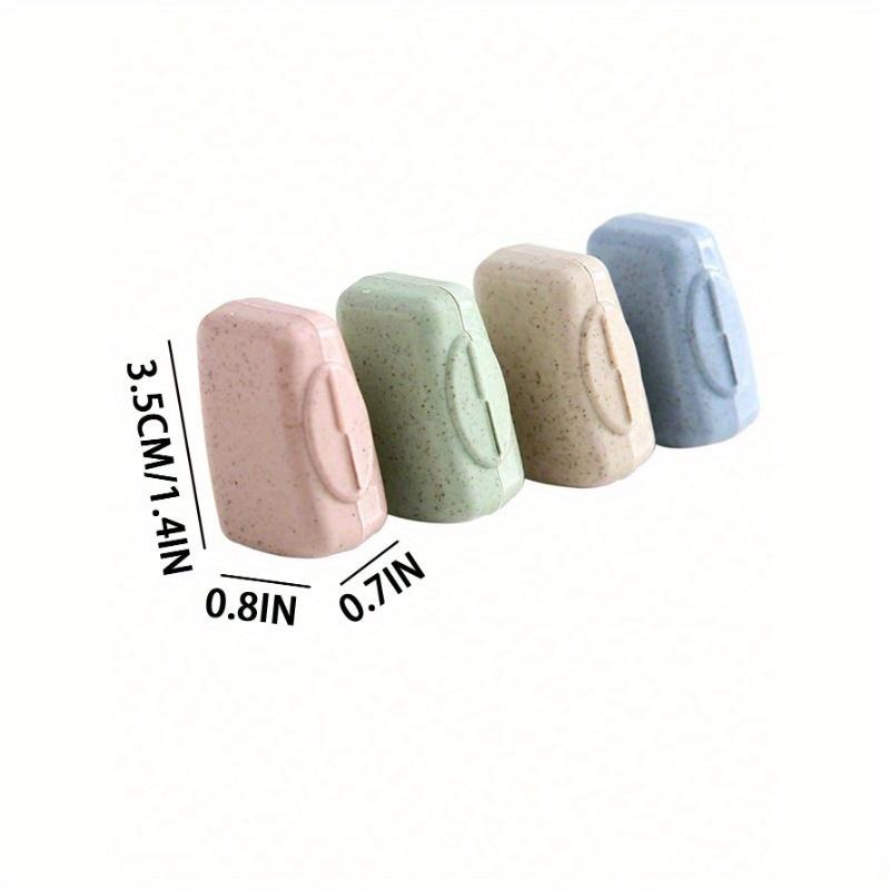 Silica Gel Portable Toothbrush Case - Keep Your Toothbrush Clean & Safe On The Go!Travel Essentials, Travel Organizer for Beach, Summer Vacation Back