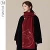 JIUMU Women's Thickened Long Wool Scarf