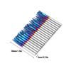 20 Pcs End Mill Tungsten Carbide Single Double Groove Rotate End Milling Cutter