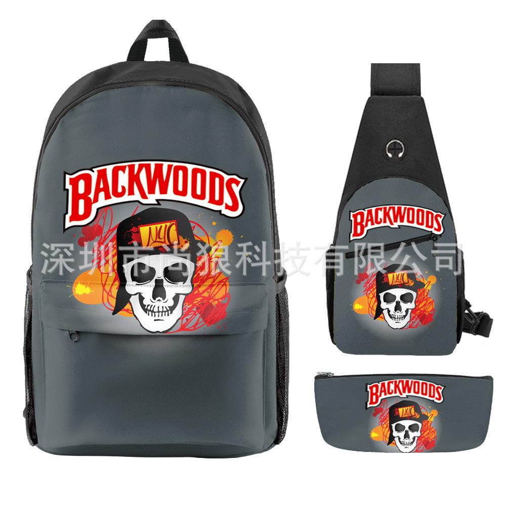 Student School Bag Backwoods Backpack Shoulder Bag School Bag Large Capacity Water-Proof Backpack