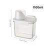 1pc Laundry Powder Storage Box Bathroom Laundry Detergent Storage, Transparent Acrylic Box Household Daily Necessities