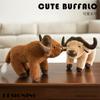New Simulation 25cm Standing Water Buffalo Doll Stuffed Plush Toy Cartoon Anime Cute Children's Birthday Gift Fun Doll