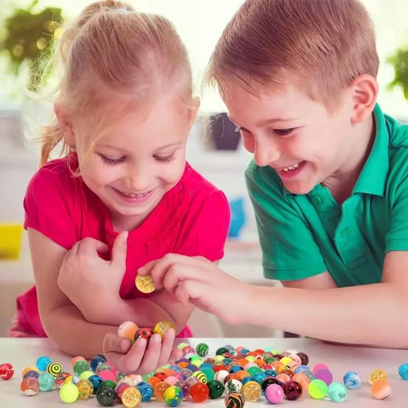 10-50Pcs Rubber Bouncy Ball Kids Favors Summer Birthday Party Gift for Guests Goody Pinata Fillers Prizes Bouncing Ball Toy 25mm