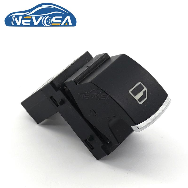 NEVOSA 5J0959855 For Skoda Octavia Fabia Superb Roomster Car Electric Power Window Regulator Lifter Switch Single Button 3 P