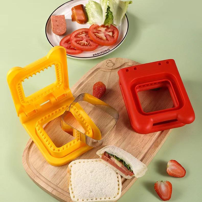 Stainless Steel Sandwich Bread Cutter Mold and Embosser