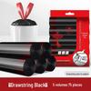 Durable Large Drawstring Trash Bags for Kitchen, Living Room & Office - Tear-Resistant, Thick, Hand-Held Plastic