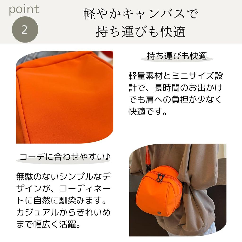 [SHARE ITEMS] Women's Lightweight 2-Way Canvas Mini Bag, Perfect for Shoulder or Handbag, Small, Stylish, Cute, and Casual Outings (White)