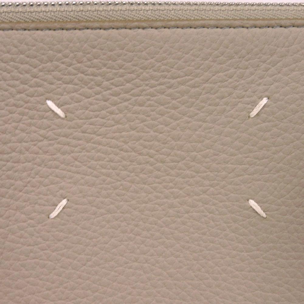 Used Zip Strap Pouch (65992) SA1TT0004 P4746 T8135 7931 L-shaped Zipper Business Bag, 4 Stitches, Gray, Men's from