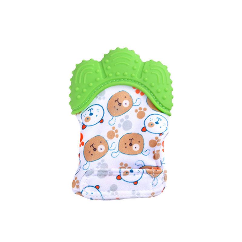 Silicone Sounding Teether Gloves for Babies - Soothing & Anti-Bite Toy