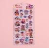 KPOP Demon Hunters Group 3D Embossed Cute Cartoon Stickers Self Adhesive Creative Decorative Supplies for DIY Children's gifts
