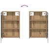 Bathroom Cabinet Set 3 Pcs 100 X 10.5 X 60.5 Cm Engineered Wood