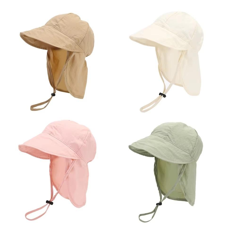 with Shawl Summer Baby Sun Hat Quick Dry UV Protection Hat New Outdoor Activities Cap  Beach