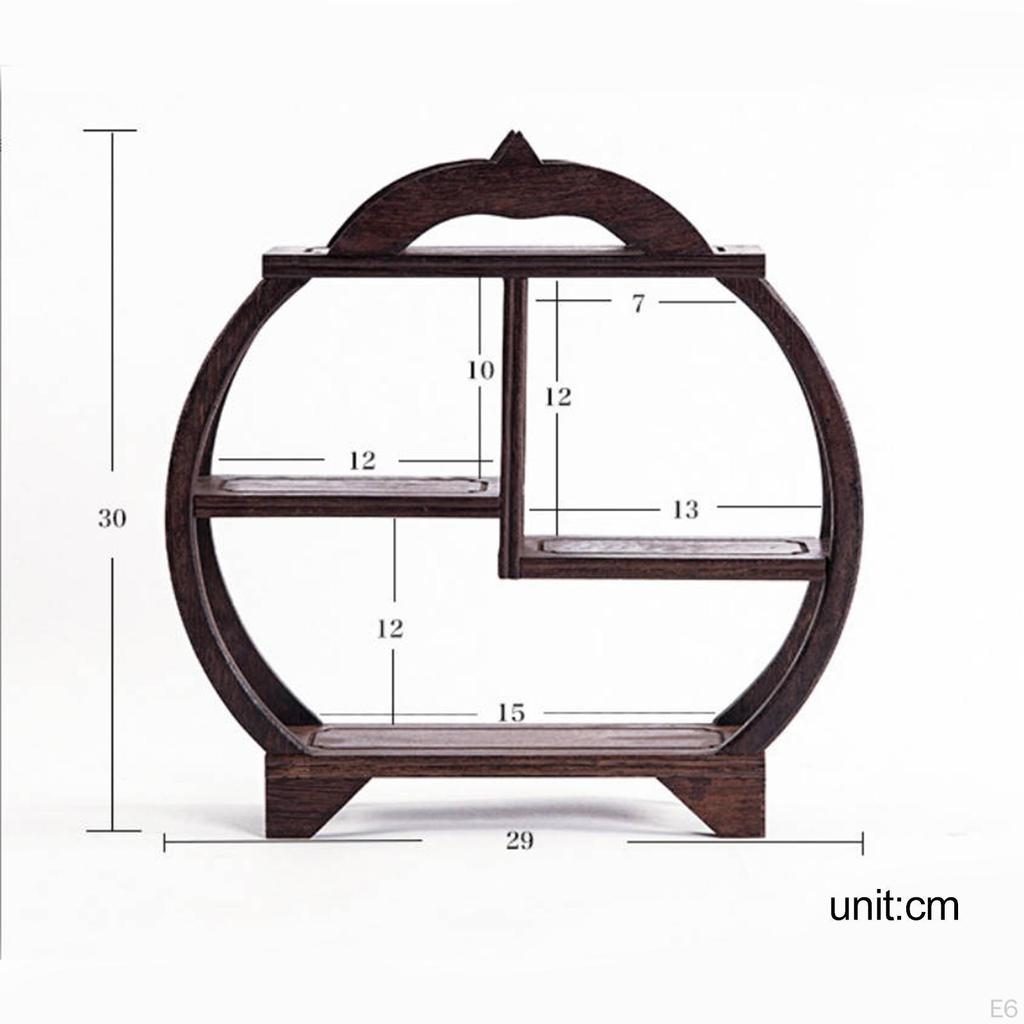 Rustic Wooden Plant Stand for Home And Office Decor