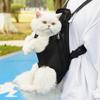 Dog Backpack Pet Backpack Outdoor Mesh Breathable Cat Backpack Small and Medium Dog Supplies