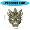 Dragon Head Mask for Women Men Masquerade Dragon Head Full Face Mask Halloween Animal Mask Halloween Cosplay Accessories