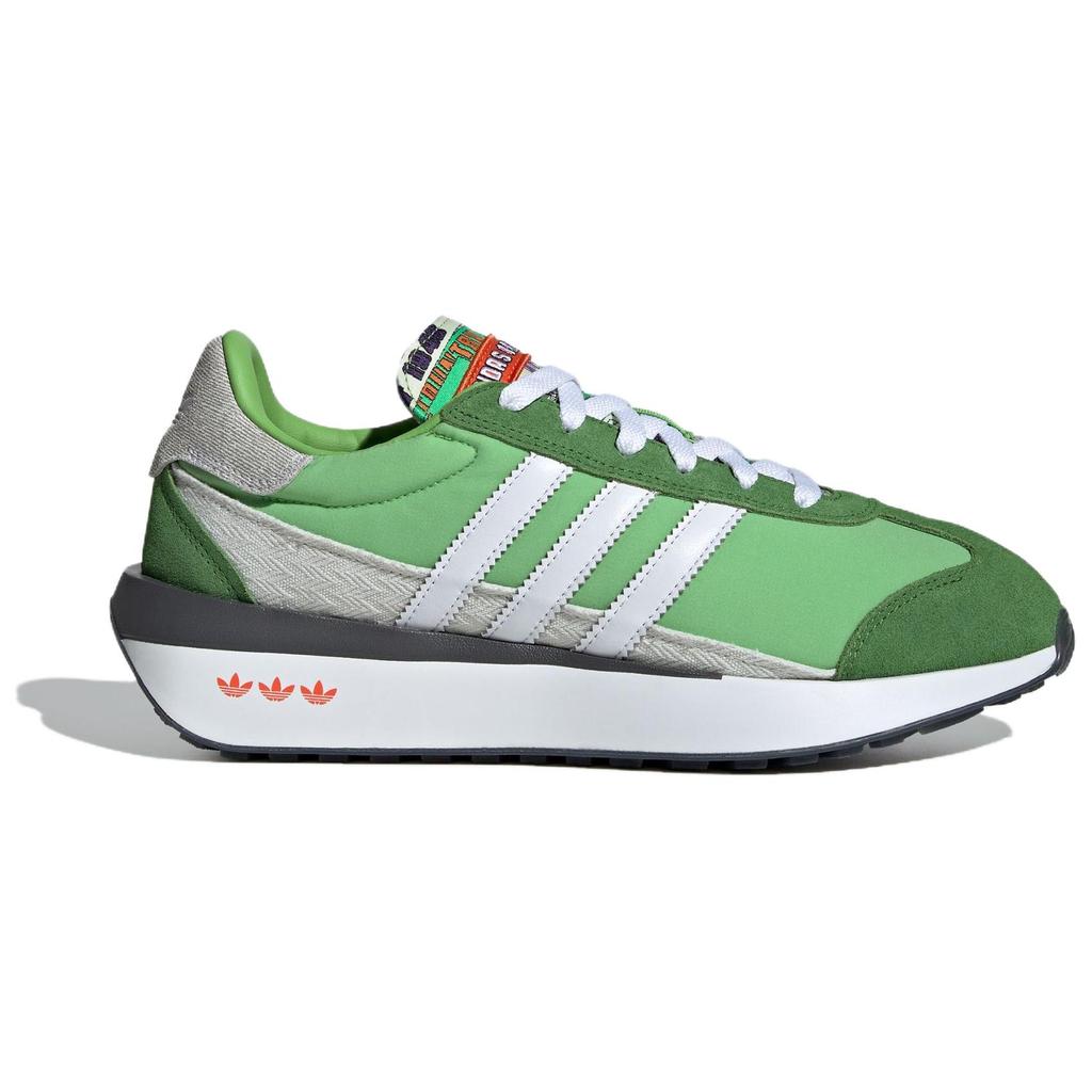 Adidas Originals Country Xlg Leather Comfortable Versatile Non-Slip Durable Low-Top Lifestyle Casual Shoes Unisex Casual Shoes Green IF4234