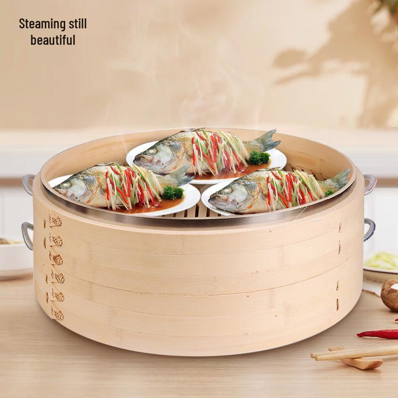 Zhengshangmei Handmade Bamboo Steamer Set