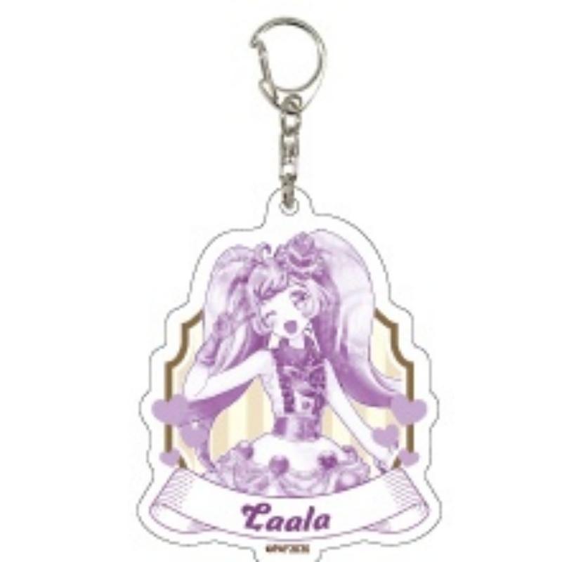 

Anime Pripara Exquisite Desktop Collect Ornaments Model Girl Figur Acrylic key chains Bag charm Decorative items Collection 6 cm