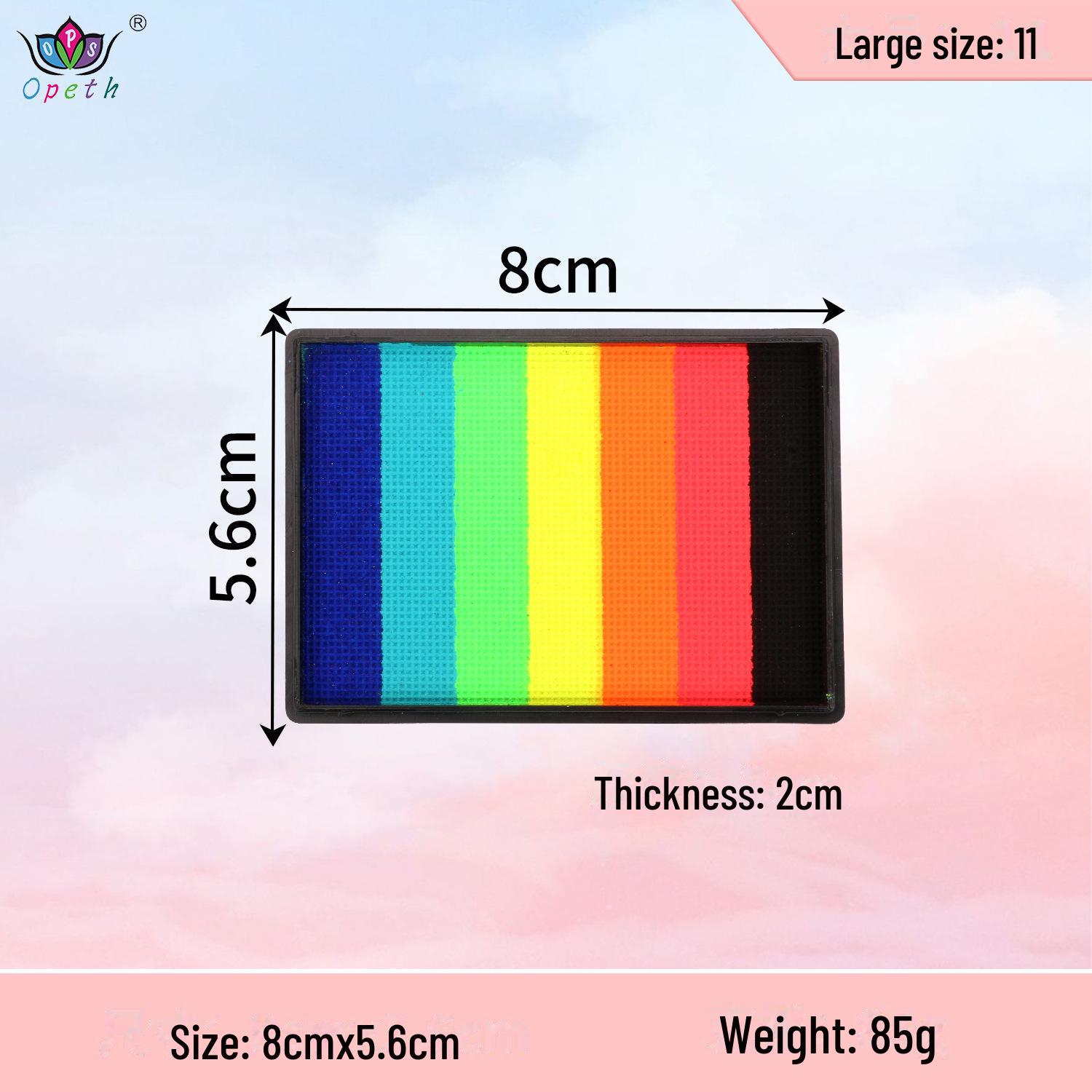 

Водорастворимая радужная краска для лица для детей Water-soluble face paint