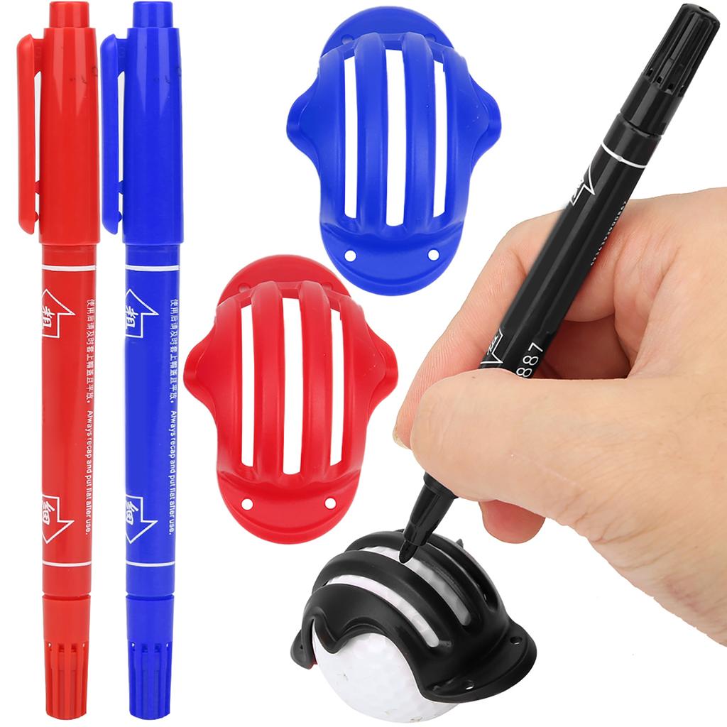 Golfball Linienmarkierwerkzeug Vorlage Liner Wasserdichte Golfballmarkierer Schablonenwerkzeuge