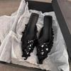 Fashion 2025 Thin Heel Bling Sexy Women Slippers Mules Shoes Dress Party Sandals Summer Flip Flops Casual Walking