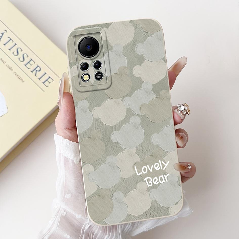 For Infinix Hot 11s NFC Case Cover Soft TPU Silicone Flower Painted Shockproof Cover For Infinix Hot 11s Hot11s NFC X6812 Fundas