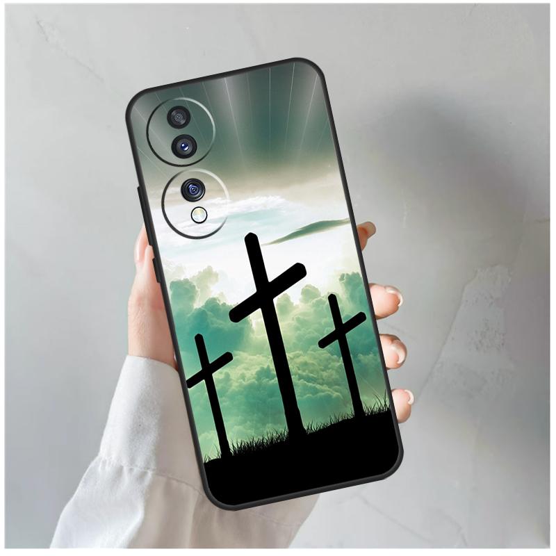 Faith Christian Religious Jesus For Honor Magic 8 5 6 7 Pro Case For Honor 200 400 70 90 Lite X8c X8b X9a X9b X9c X9d Win RT