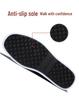 Men's Black High-Top Cloth Shoes - Rubber Sole, Cotton, Dustproof, Wear-Resistant, Breathable, Slip-On