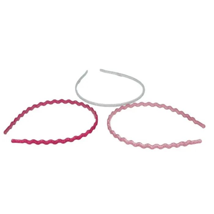 Инка Тонкие повязки на голову с блестками 3 шт.