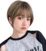Brightlara Short Full Bob Wig with Inner Color, Blonde, for Women, Cross-Dressing, hf1784-RB