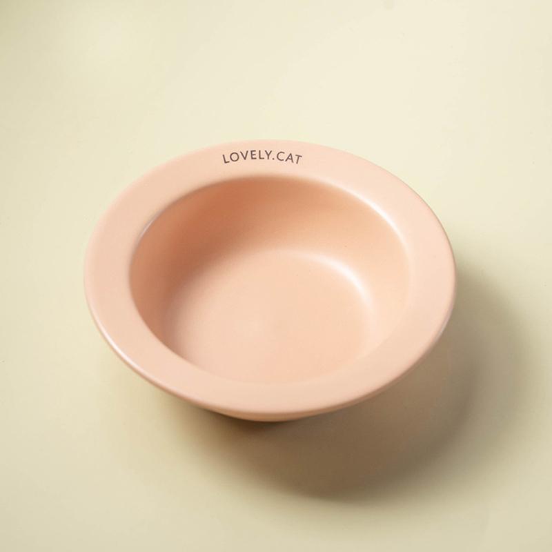 Ceramic Pet Cat Bowl Pet Drinking Water Feeding Bowl Ceramics Cat Food Dog Food Utensils Cat Dog Pet Supplies Accessories